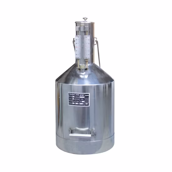 Easy Working Stainless Steel Gas Station Diesel Gasoline Big Volume Gauge Fuel Measuring Can