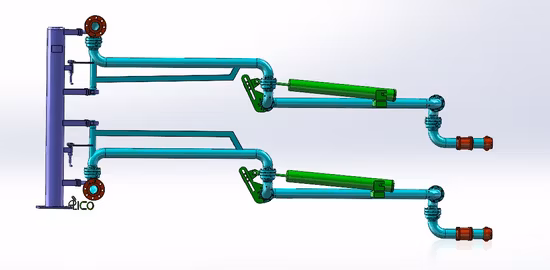 Stainless Steel Top Loading Unloading Arm (for Chemical Liquid)