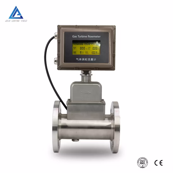 -20~120&ordm; C Flange Installation Air Turbine Flow Meter