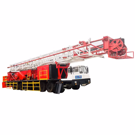 Zj30 Land Oil Rig and Xj750 Workover Rig 3000m Full Workover Rig Oil Equipment with Mud Tank Circulation System