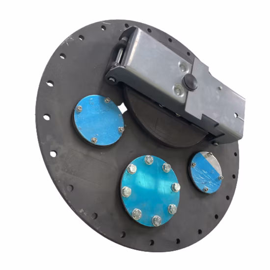 Aluminum Alloy Fuel Oil Tank Truck Manhole Covers 580mm