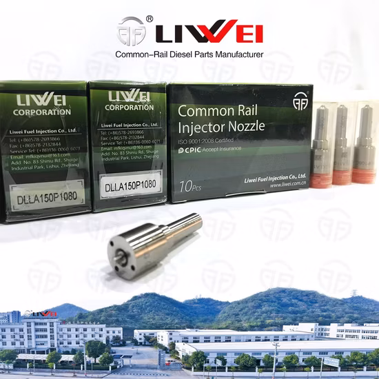 Liwei Brand Common Rail Diesel Nozzle M0012 P154 M0012p154 for Vdo Fuel Injector