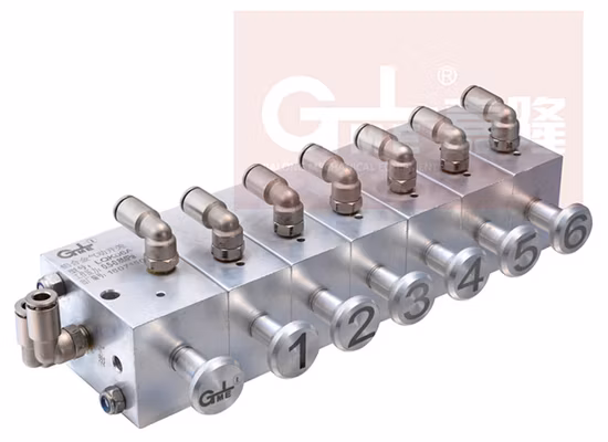 1/2/3/4/5/6 Compartment Pneumatic Control Block