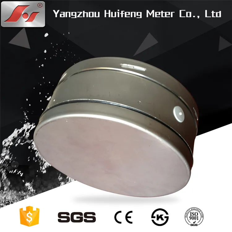 All Stainless Steel Gas Fluid Manometer for Pump, Nace Pressure Gauge